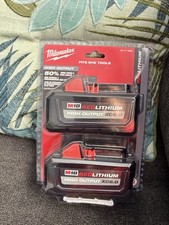 Milwaukee M18 REDLITHIUM HIGH OUTPUT XC6.0 Li-Ion Battery Pack 2 Pk -...