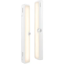 Amazon Basics LED USB/Battery Operated Light Bar, Swivel Motion Sensor