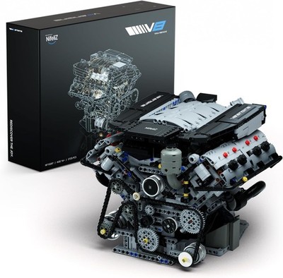 V8 Motorbaukasten, exklusives Advanced Sammlermotormodell zum Bauen...