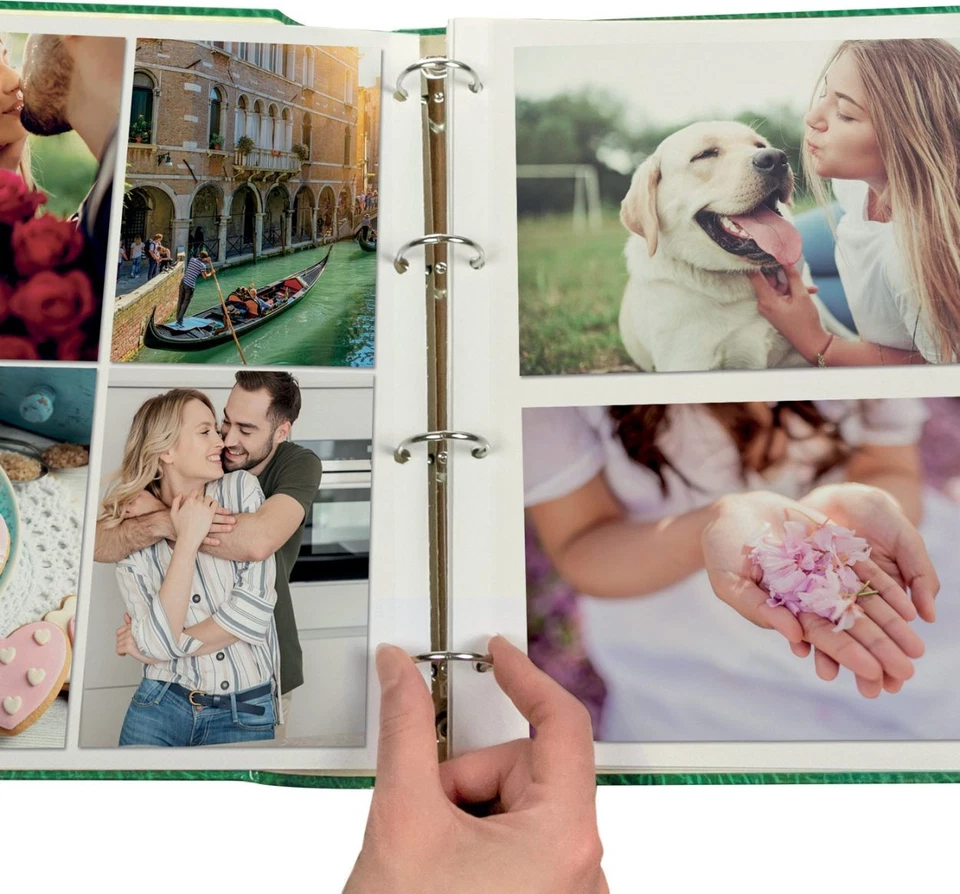 ZEP Selbstklebe-Fotoalbum Madrid Ringbuch braun 27x32 cm Selbstklebende Seiten - Bild 2 von 4