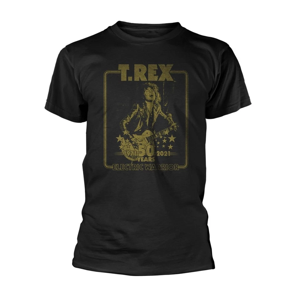 T. REX - ELECTRIC WARRIOR BLACK T-Shirt Small - Photo 1/1