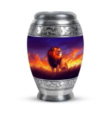 Lion Urns 3 Inch Ash Urns For Humans Women Human Ashes Adult Burial Urns