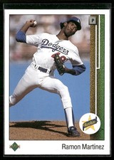 1989 Upper Deck Ramon Martinez Rookie Los Angeles Dodgers #18