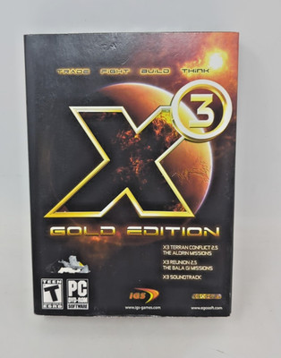 PC Software: X3 Terran Conflict Gold Edition, Sealed, 2009 complete fast ship