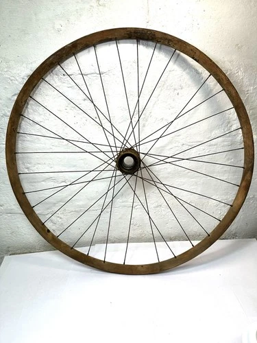 Antique Prewar Early Wood Bike Bicycle Wheel Rim Vintage 36 Spoke 25” Round