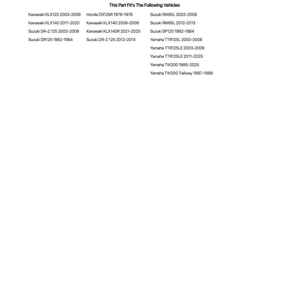 Cadena de carreras MX chapada en oro 428 Primary Drive 428 428x122 para Suzuki SP125 1982-1984 Foto 2 de 4