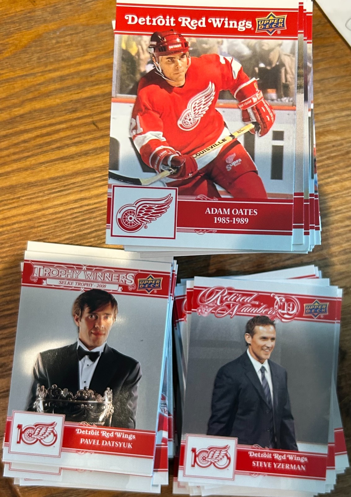 2025-26 UPPER DECK DETROIT RED WINGS CENTENNIAL - CARDS #'s  1-200  - YOU PICK