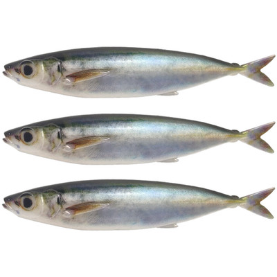15cm 33.5g Soft Mackerel Lure with 3D Printed Detail for Bass and Trout Fishing