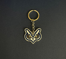Owl Head Metal Keychain