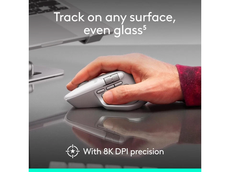 Logitech MX Master 4 for Mac - Wireless Bluetooth Mouse with Ultra-fast - Image 3 of 4