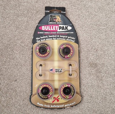 1997 Grizzly Bear 'Bullet Pack' Aggressive Inline Wheels - Senate, Mindgame.