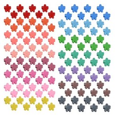 Mini Flower Hair Clip Flower Clips,Colorful Mini Hair Claw Small Hair