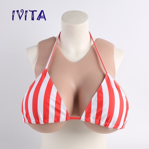 Copa J IVITA Medio Cuerpo Grandes Boobs Silicona Formas de Senos Falsos Brazos Potenciador - Imagen 9 de 12