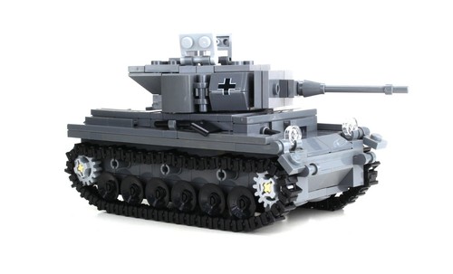 German Panzer Tank World War 2 Complete Set made w/ real LEGO® bricks - Picture 2 of 3
