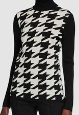  179 Anne Klein Women's Black Long-Sleeve Turtleneck Sweater Sweatshirt Size XL