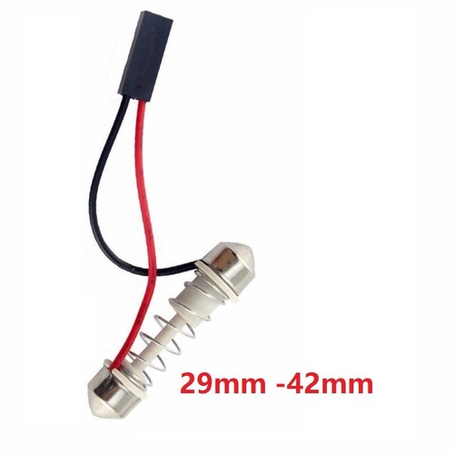 100Pcs Festoon Dome Adapter Bulb Socket Connectors Wire Cables 31mm -41mm - Picture 2 of 6