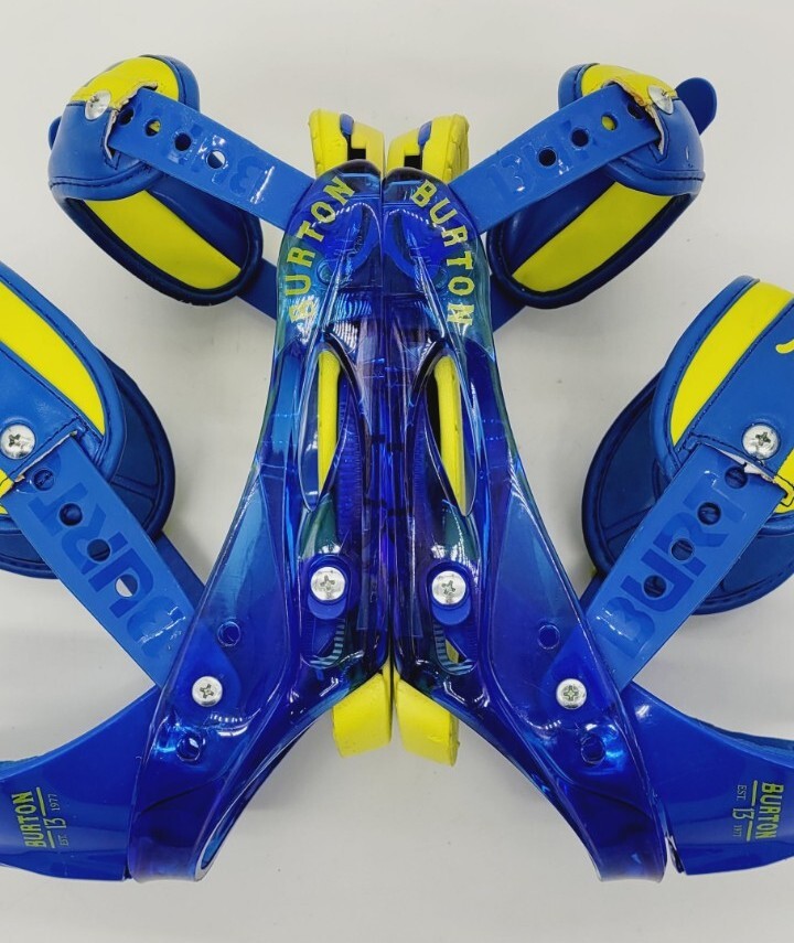 Burton Mission Smalls Re-Flex Youth Blue Snowboard Bindings