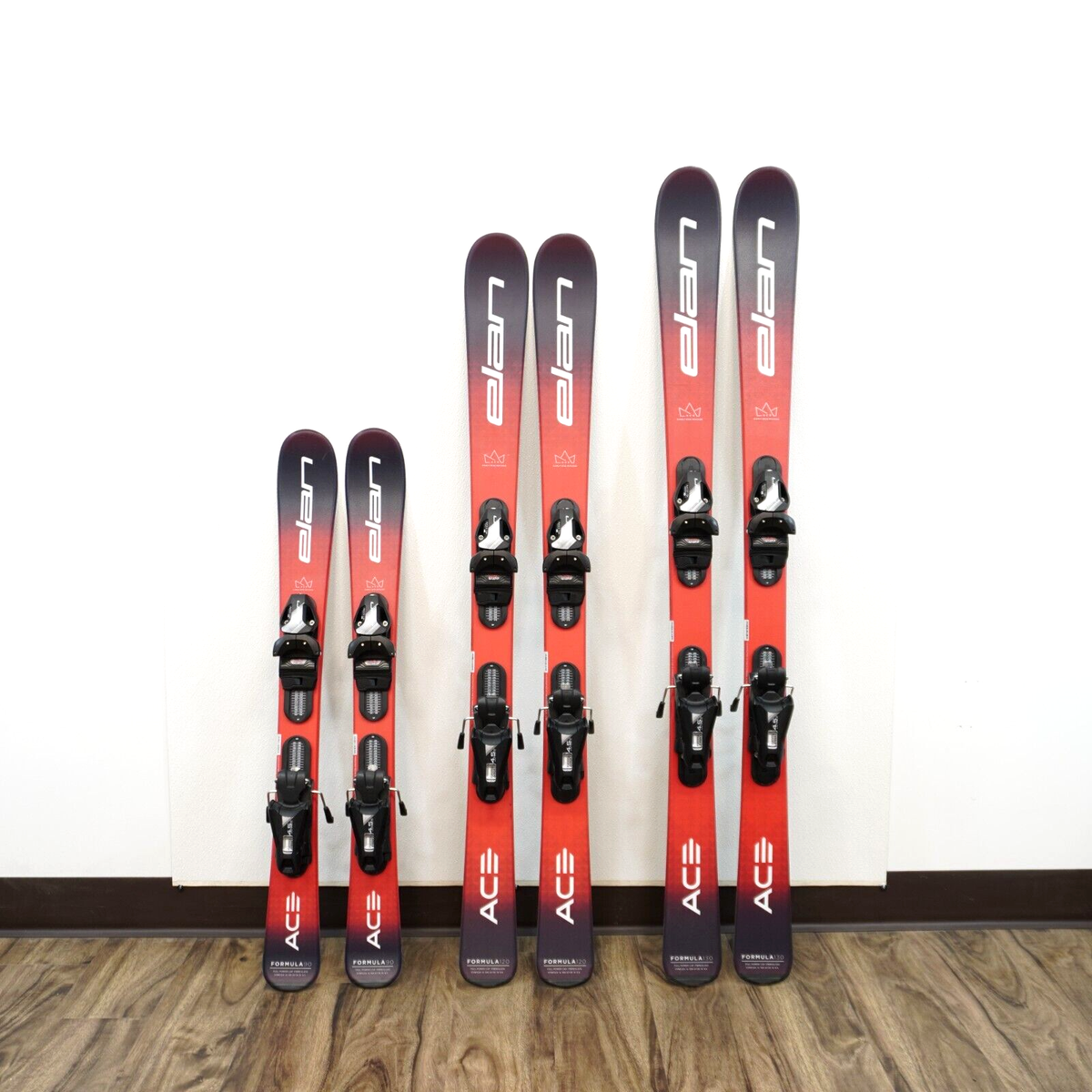 elan エランOUTLAND WOOD 155 xenon M 2023 2023 ELAN Formula ACE Kids Ski - 7 SIZES!!! + Adjustable 4.5