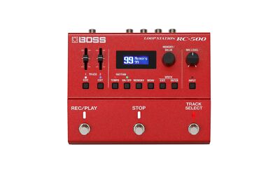 Boss RC-500 Loop Station Guitar Effects Pedal Red 2-track High sound quality NEW