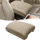 Center Console Armrest Lid Cushion Cover Protector Beige for Acura MDX 2015-2020
