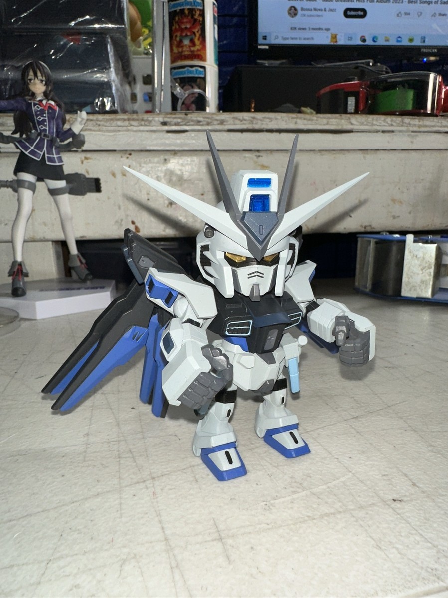 Qmsv Mini Strike Freedom Gundam Deactive No Box No Card Authentic
