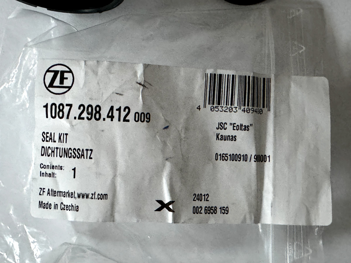 1087.298.412 ZF Transmission SEAL KIT 1087298412 | eBay