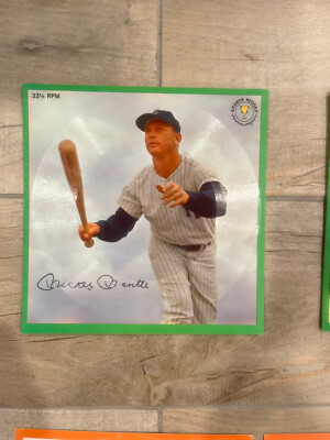 1964 AURAVISION BASEBALL 16 RECORD COMPLETE SET UNPUNCHED READ