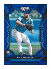 /99 2022 Panini Chronicles Certified #15 RC Nick Allgeyer Toronto Blue Jays Card