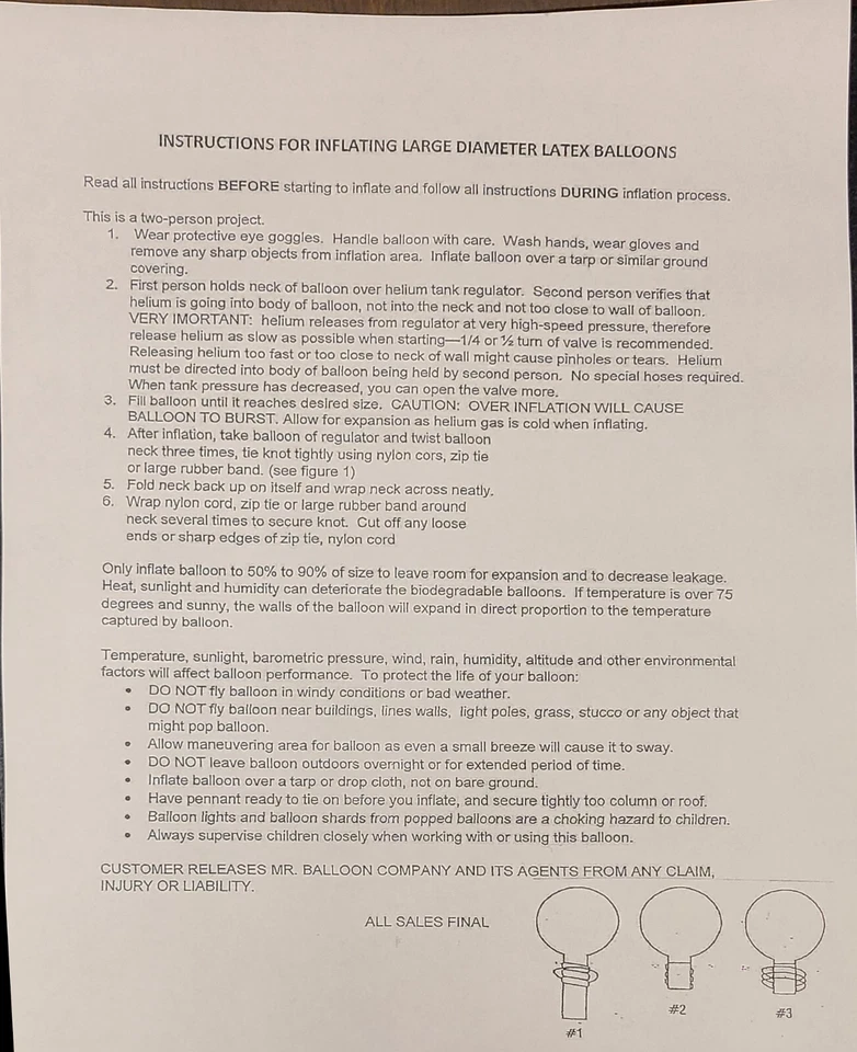 Globo meteorológico científico de 12 pies es ENORME Foto 4 de 4