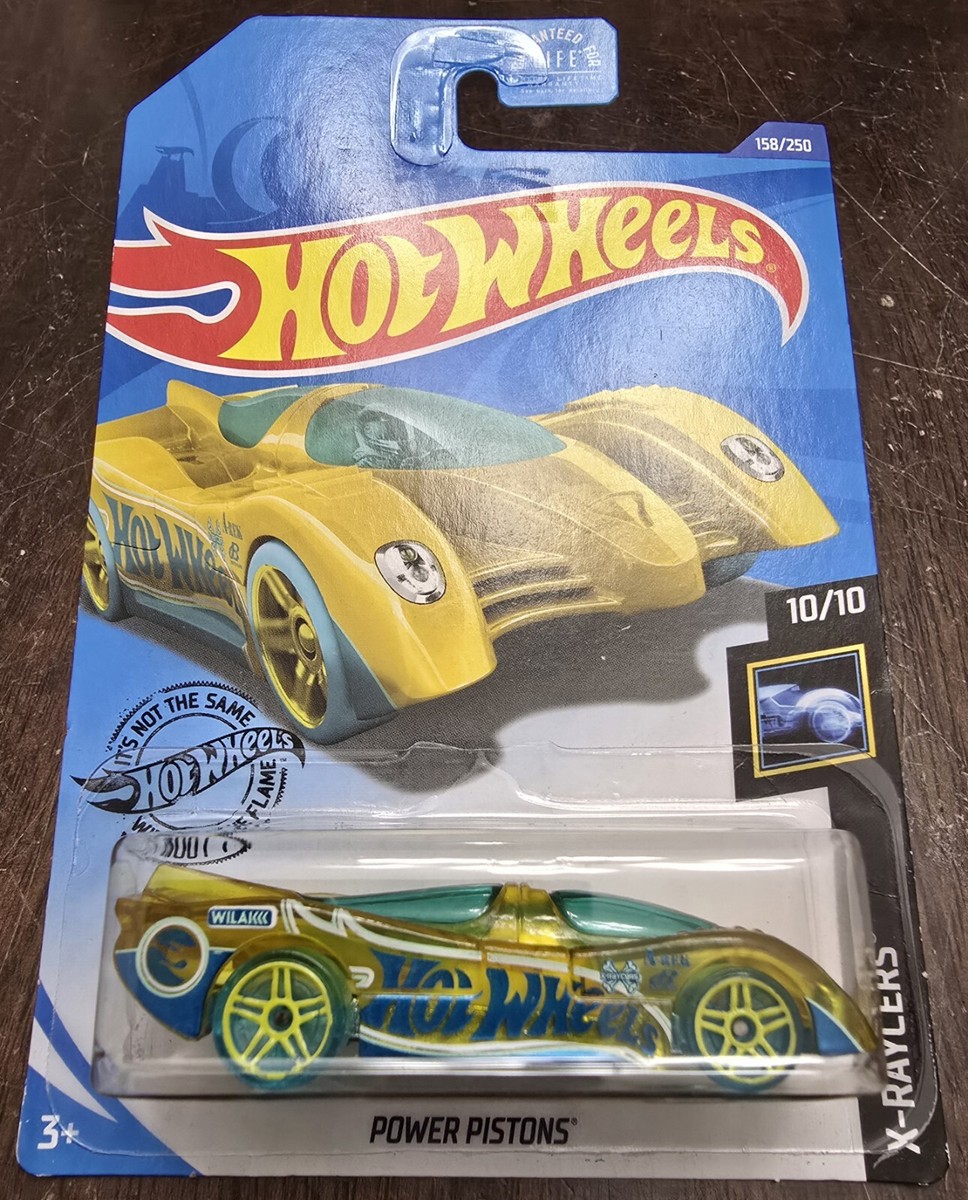 Hot Wheels 2020 Treasure Hunt Power Pistons Yellow HW X-Raycers