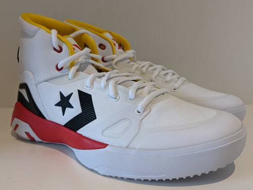 Converse G4 Hi weiß schwarz rot Speed gelb von ganzem Herzen Größe 10,5 168917C - Bild 2 von 10