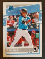 2020 Donruss #48 Isan Diaz MARLINS Rated Rookie baseball card NM/MT