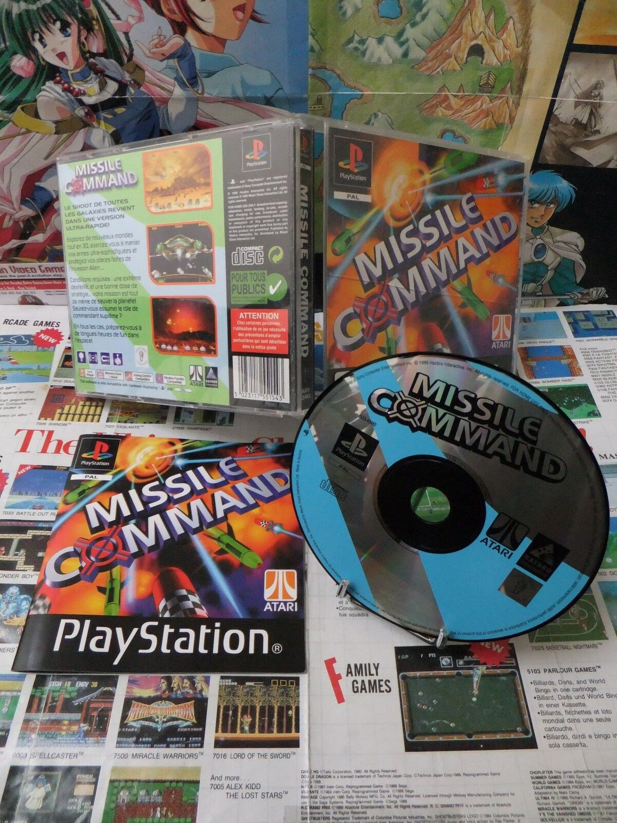 Playstation PS1: Missile Command [TOP & 1ERE EDITION] Fr