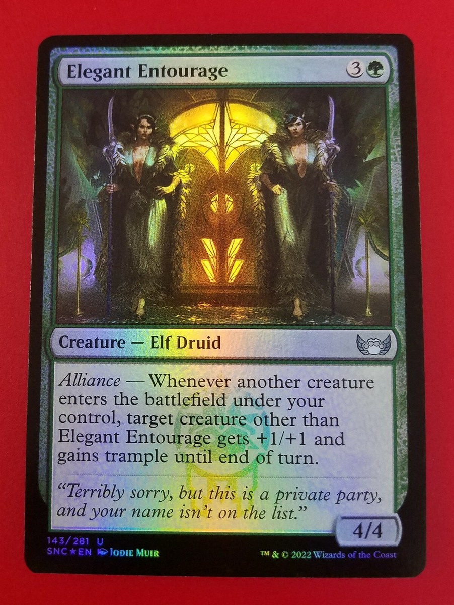 1x Elegant Entourage | FOIL | Streets of New Capenna | MTG Magic 