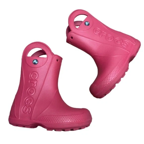 Crocs kids handle sales it rain boots