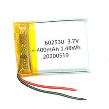 50Pcs Rechargeable 3.7V 400Mah 602530 Li-Polymer Li Lipo Battery Jst-Ph 2Pin 2.0
