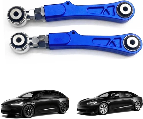 4 PCs Adjustable Aluminum Rear Camber Control+ Toe Angle Arm for Tesla Model S/X - Picture 3 of 6
