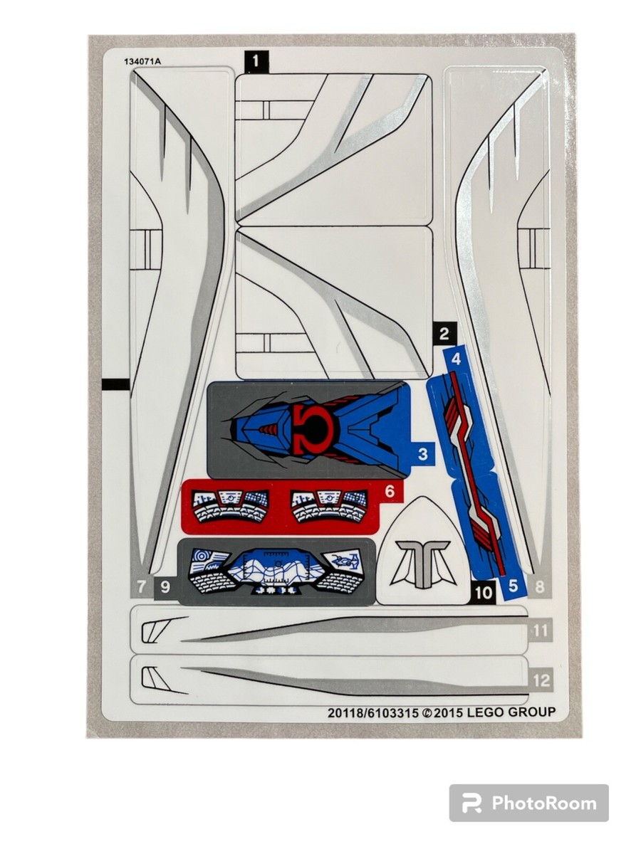 NEW LEGO | Sticker Sheet for Set 76028 Justice League - Darkseid