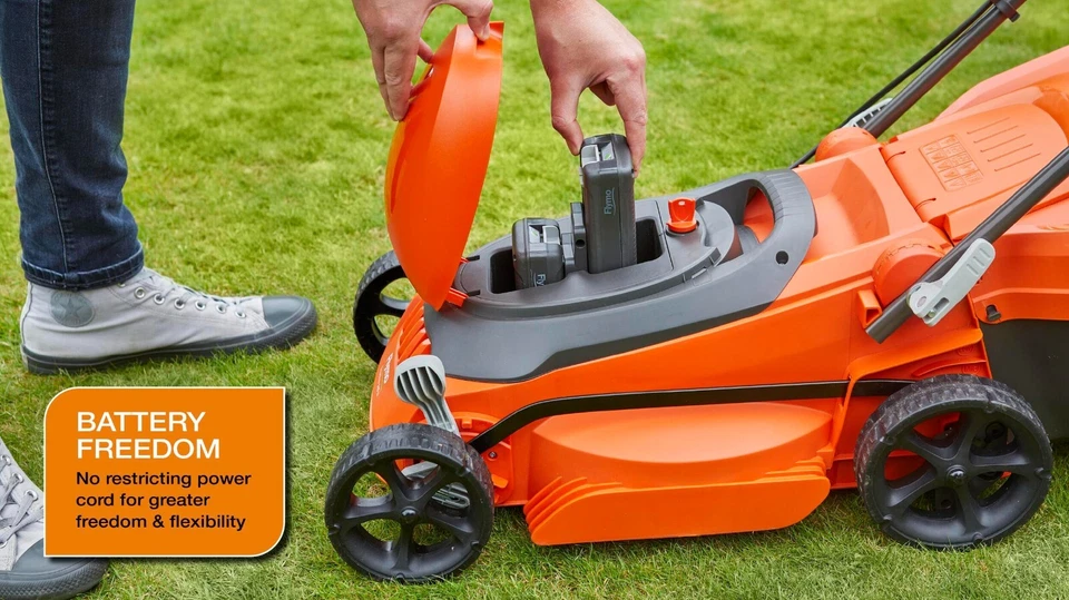 Flymo 40V SimpliStore 340 Li Cordless Lawnmower - Brand New - Image 4 of 4