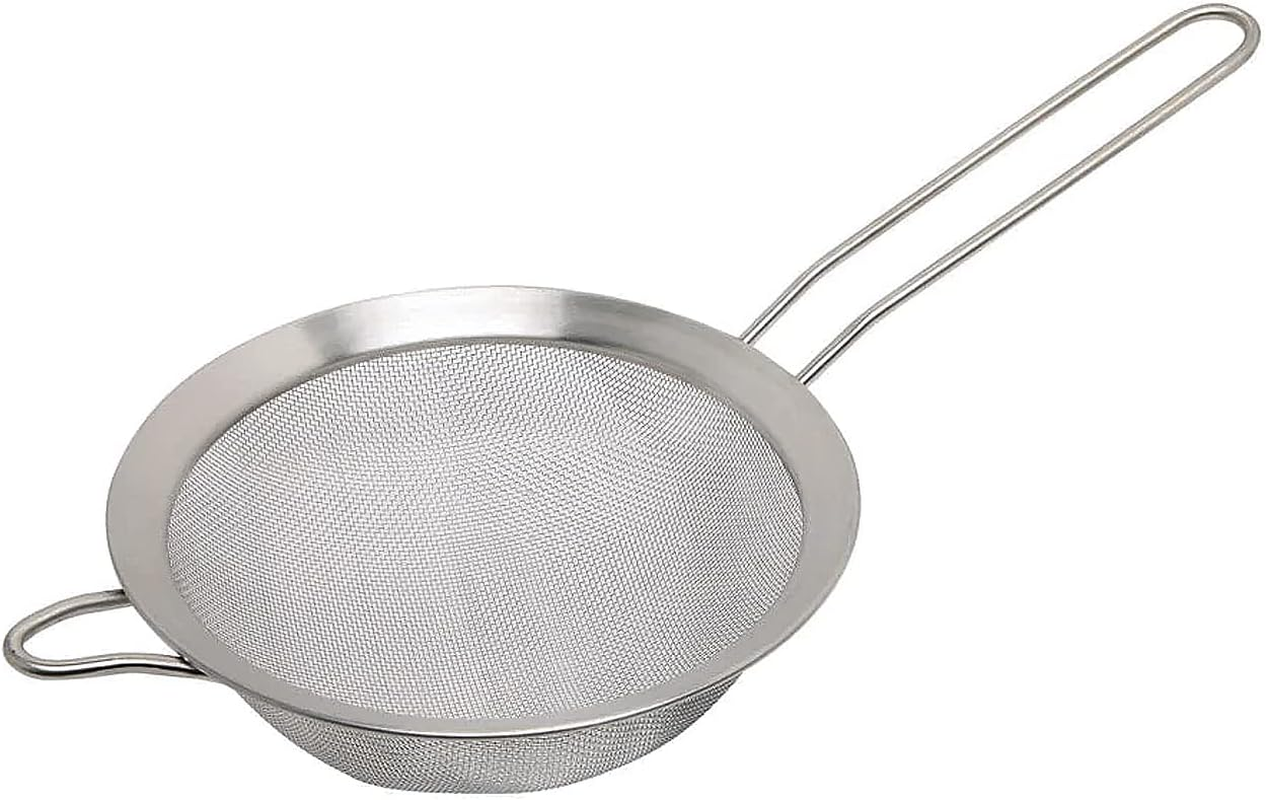5.5-Inch Stainless Steel Fine Mesh Strainer for Precision Filtering