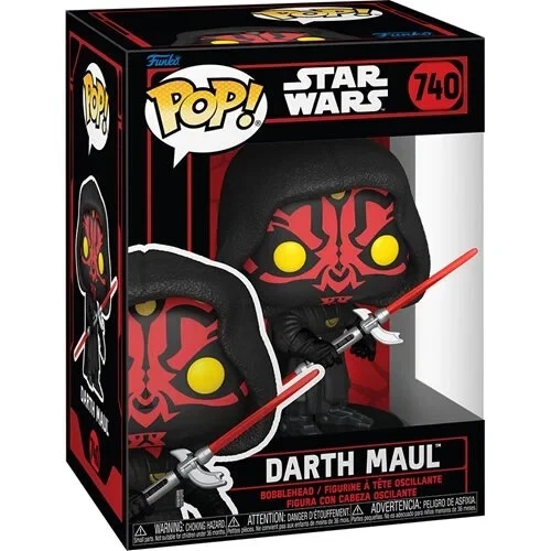 Funko POP! Star Wars Dark Side - Darth Maul Figure #740 + Protector