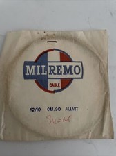 NOS Vintage 0.90m Milremo front deraileur gear cable - small barrel