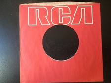 RCA Record Company Sleeve  Red w/ White Letters  VG 