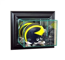 Wall Mounted Mini Helmet Display Case UV Protected Memorabilia Case
