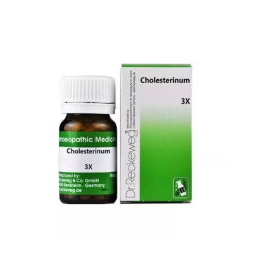 Dr.Reckeweg Germany Homeopathy Cholesterinum 3X (20gm Tablets)