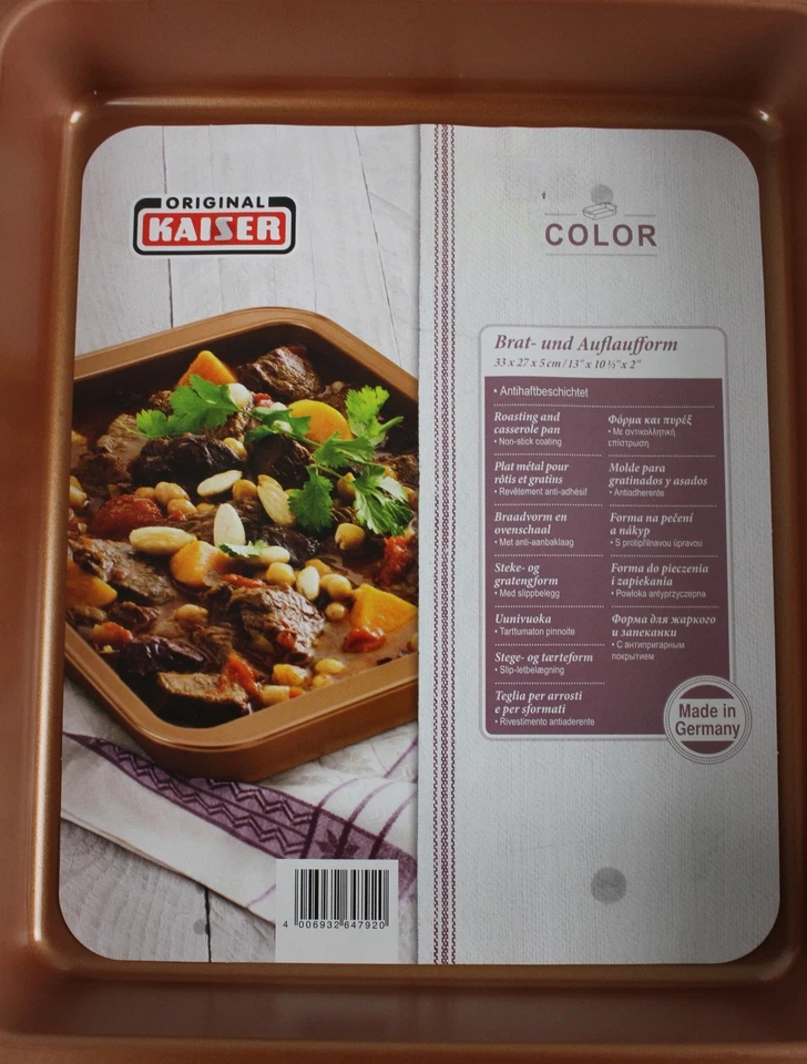 3-tlg Set original Kaiser Brat- & Auflauffom Backform antihaftbeschichtet F5-39 - Bild 3 von 4