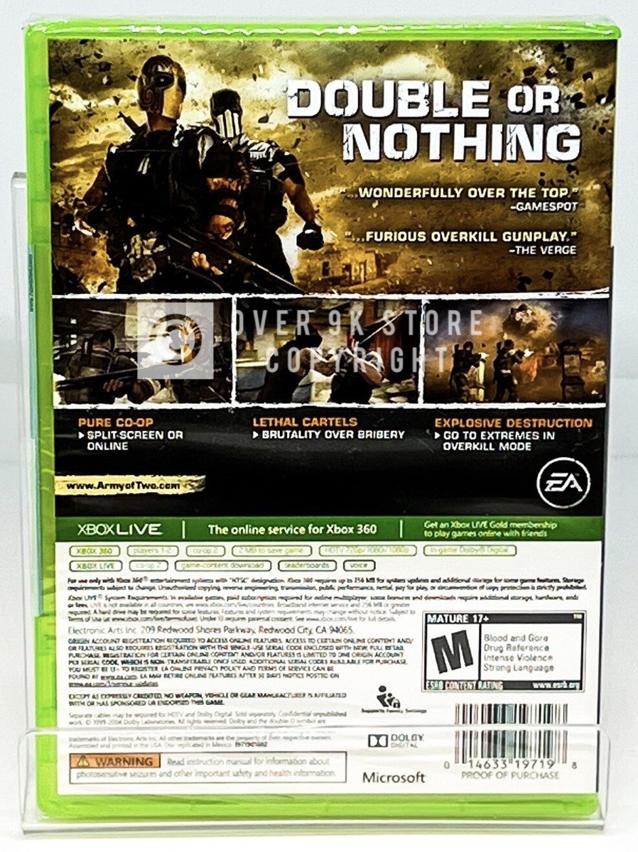 Army of Two: The Devil's Cartel - Xbox 360 - Brand New