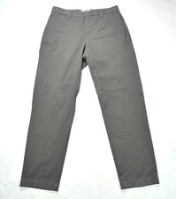 Everlane Chino  Pants Gray Flat Front Cotton Straight Fit Men's 31X28 Nice.