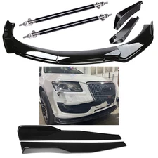 Front Bumper Lip Splitter Spoiler Body Kit Side Skirt For Audi Q5 2009-202 G