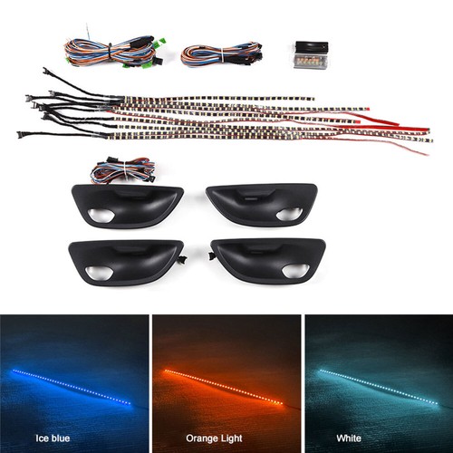 15in1 3 Color Car interior LED Ambient Light Strips Kit For BMW 5 Series F10 F11 - Picture 3 of 24